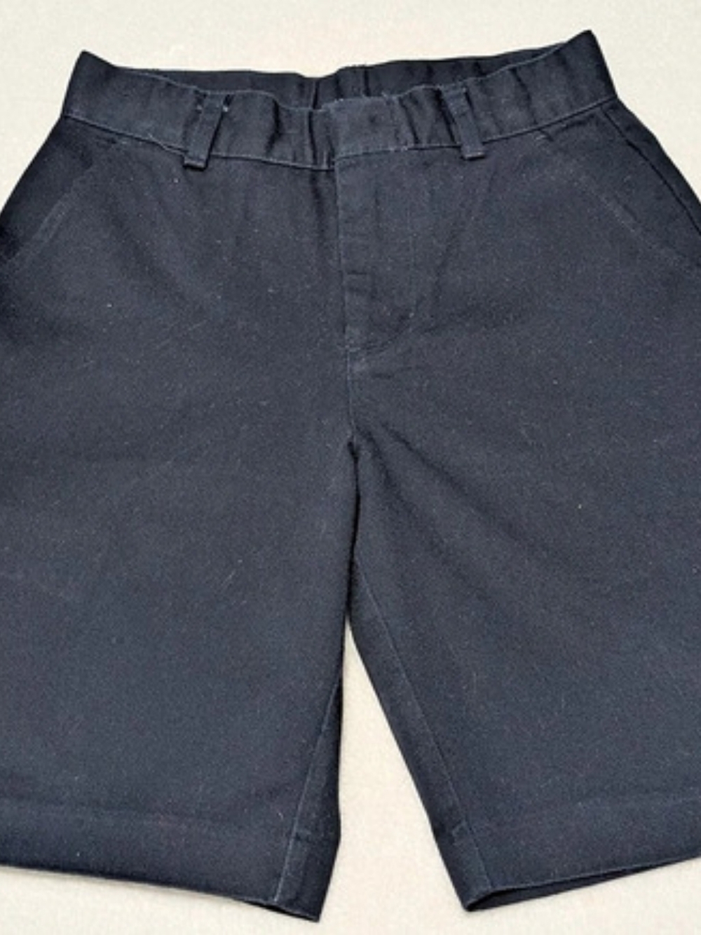 Universal School Uniform Boys Flat Front Shorts - Navy Blue, Size 6